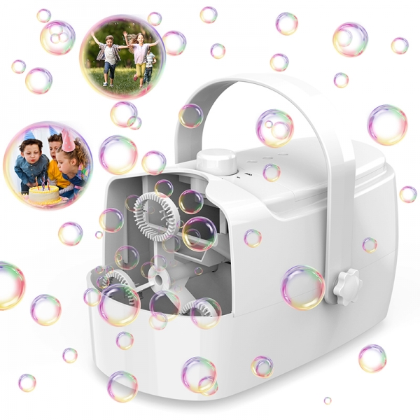 Durable Bubble Machine (White#QB-888)