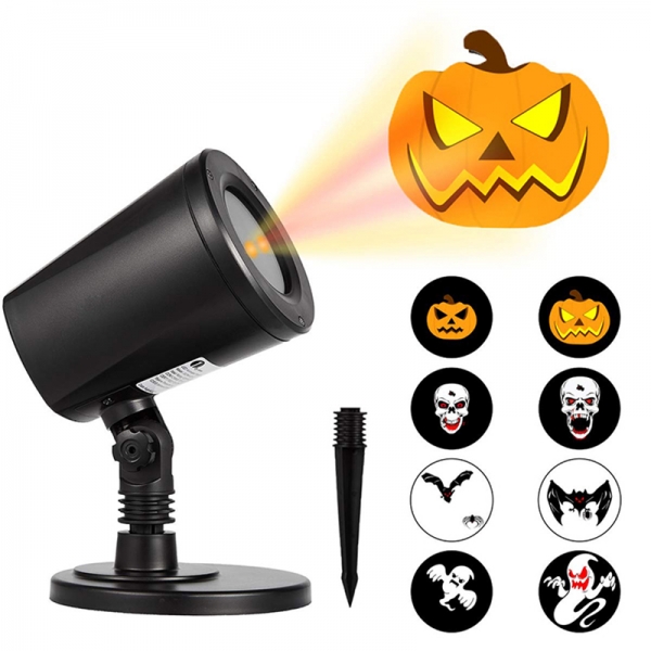 Halloween LED Projection Light (Black#QL-219M)
