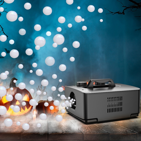 2-in-1 Fog Bubble Machine (Black#QB-809A)